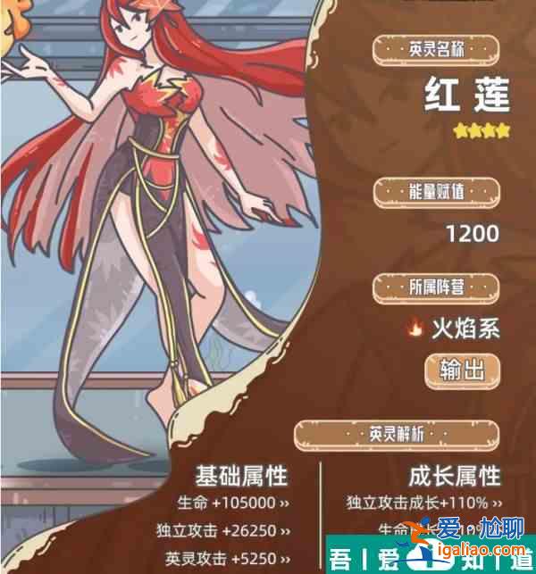当神奇光芒落下红莲角色介绍 具体一览？