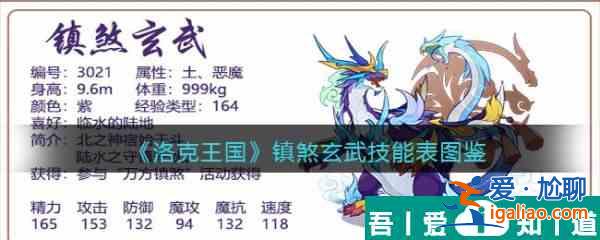 洛克王国镇煞玄武怎么样 洛克王国镇煞玄武技能介绍？