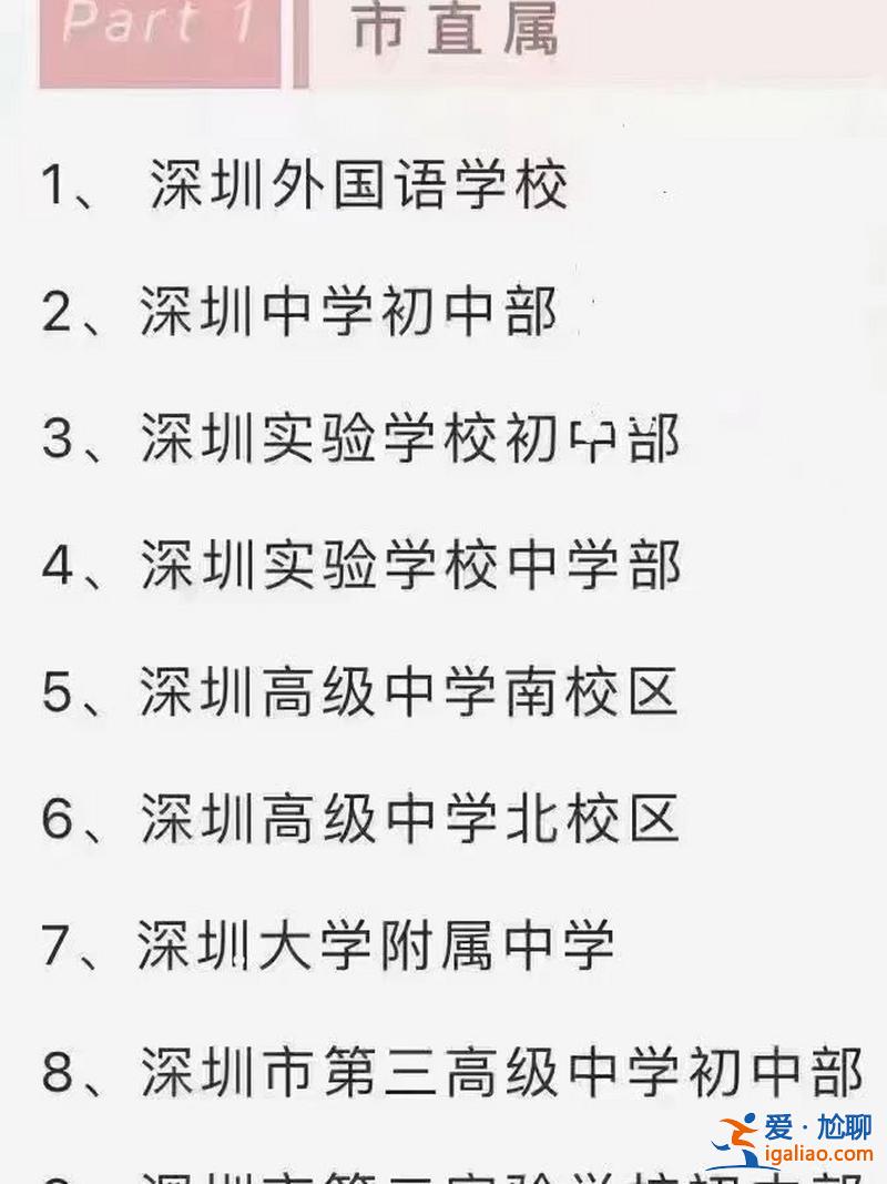深圳高中升学排名 深圳最牛五大高中？