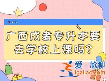 成人专升本需要上课吗？成人高考专升本还用去学校上课吗？