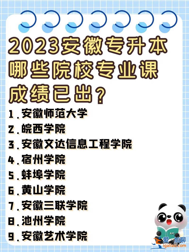 安徽专升本报名网址 2023安微专升本考试成绩出来了吗？