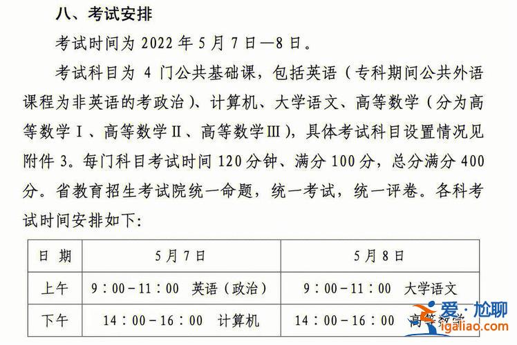 专升本时间安排 专升本四科时间如何分配？