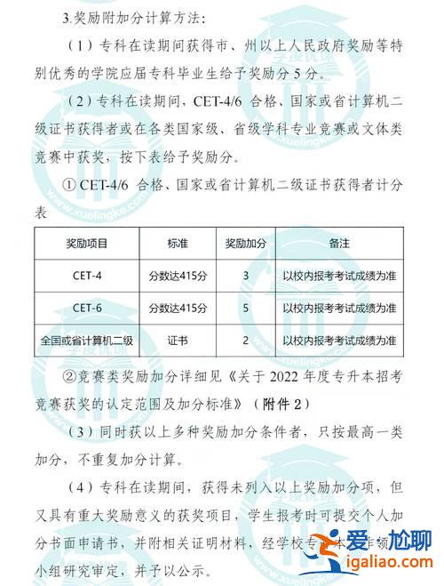 专升本加分 专升本加分项是什么？