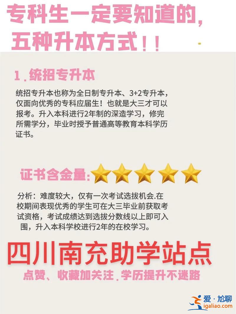 对口专升本 对口专科能升本吗？