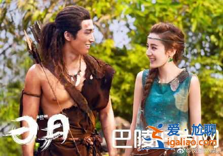 迪丽热巴嫦娥造型曝光 演古装就是美出天际？