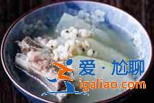 冬瓜薏米排骨汤？
