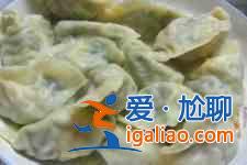 素馅水饺？