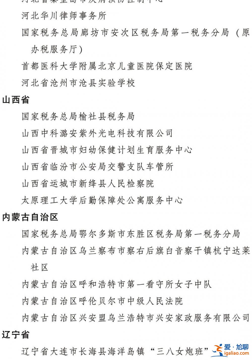 2022年度全国三八红旗手标兵、全国三八红旗手、全国三八红旗集体全名单公布？