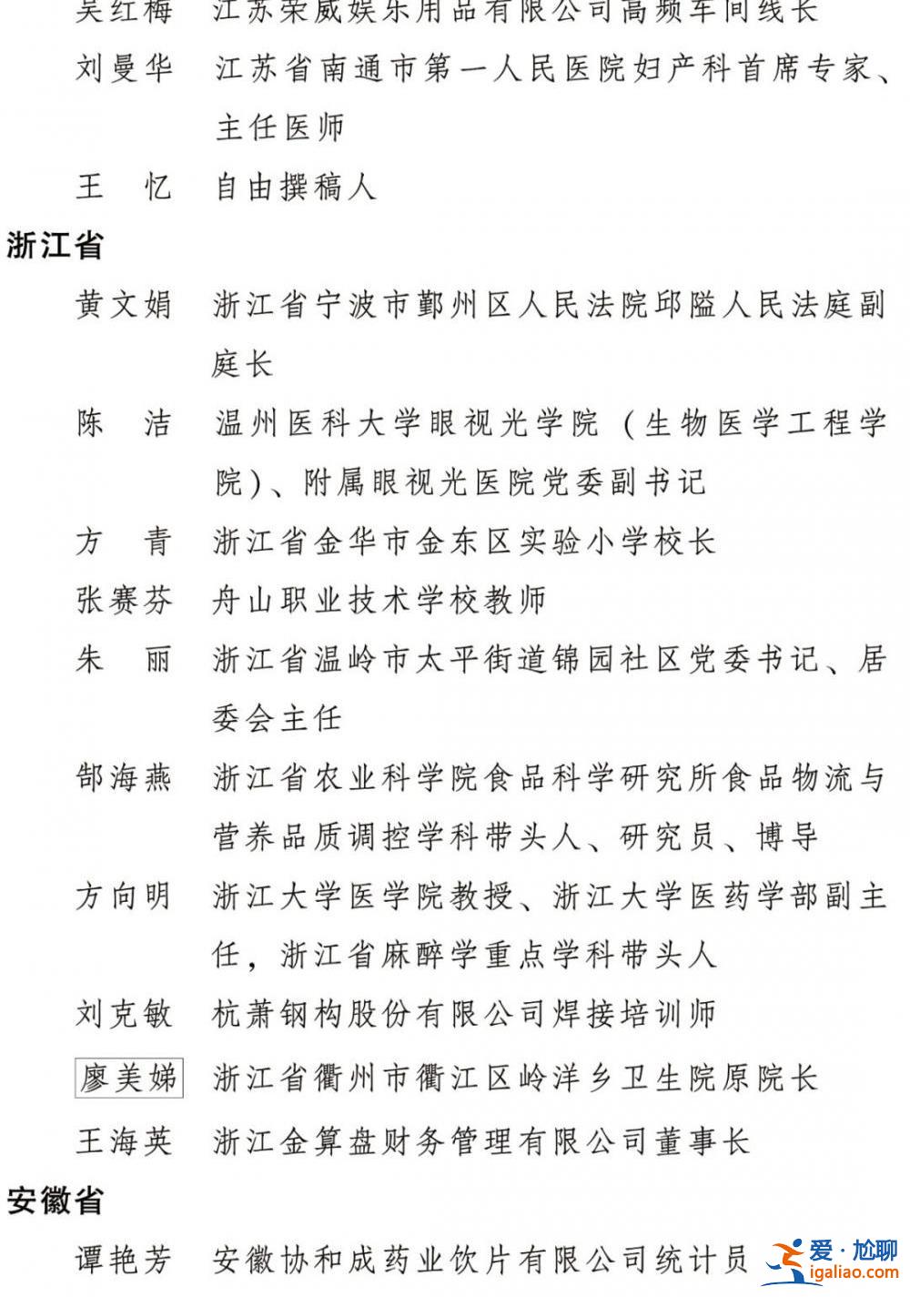 2022年度全国三八红旗手标兵、全国三八红旗手、全国三八红旗集体全名单公布？