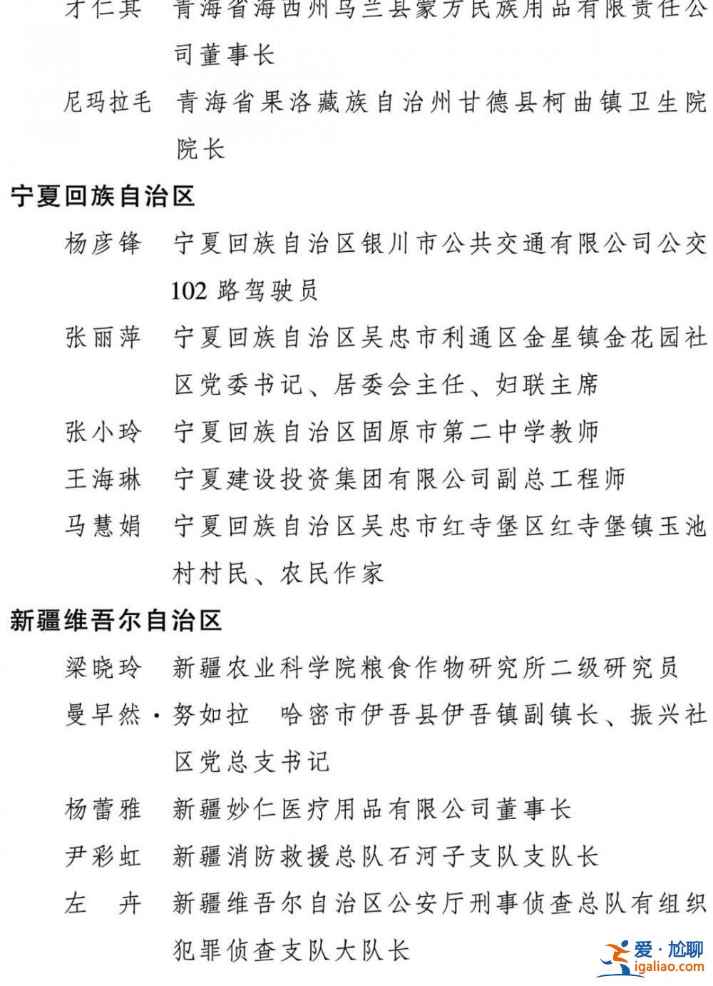 2022年度全国三八红旗手标兵、全国三八红旗手、全国三八红旗集体全名单公布？
