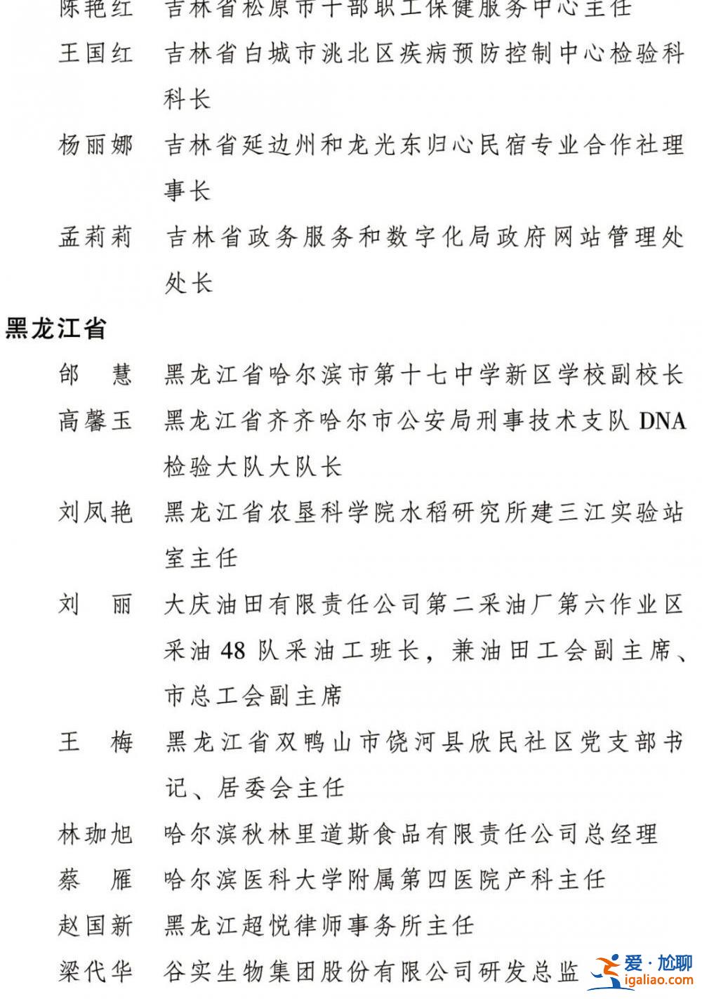 2022年度全国三八红旗手标兵、全国三八红旗手、全国三八红旗集体全名单公布？