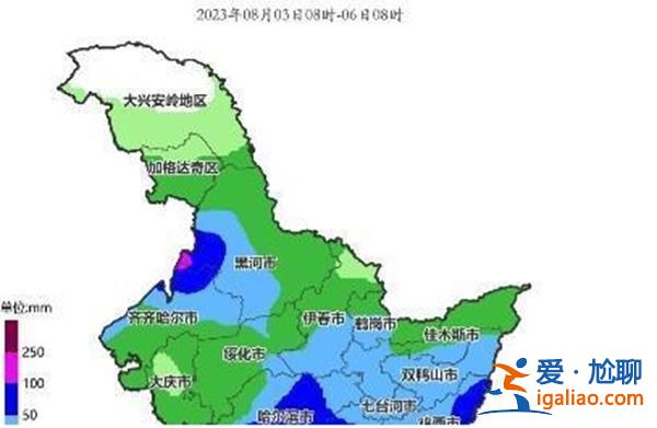 黑龙江南部大暴雨 累计降雨量超100毫米？