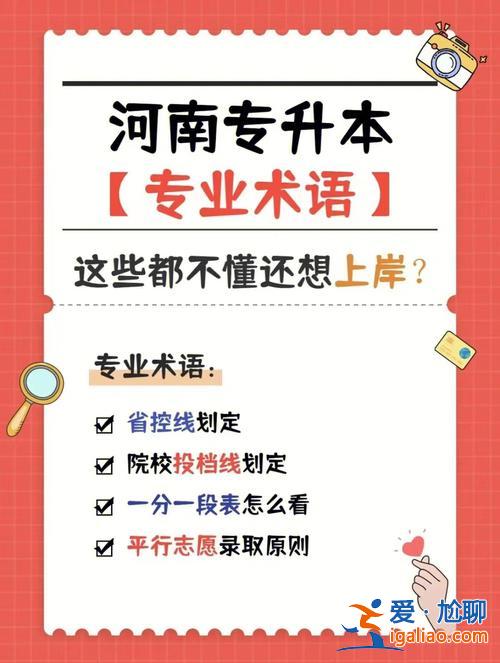 专升本术语(大学本科术语叫法)？
