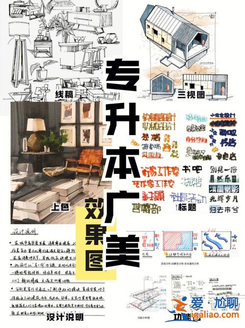 环境设计专升本考什么？环艺升本考什么？
