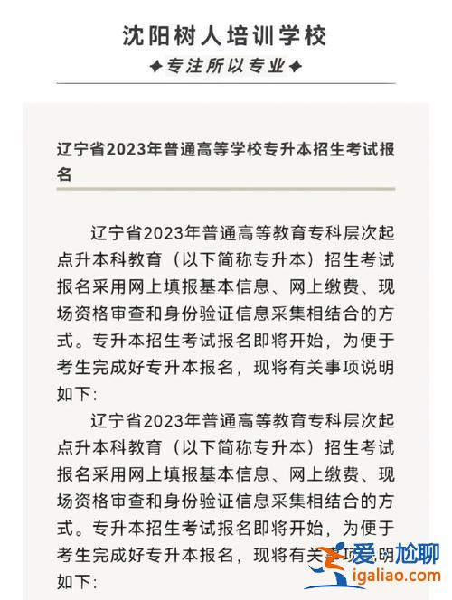 沈阳树人专升本培训地址，辽宁哪些大学可以专升本？